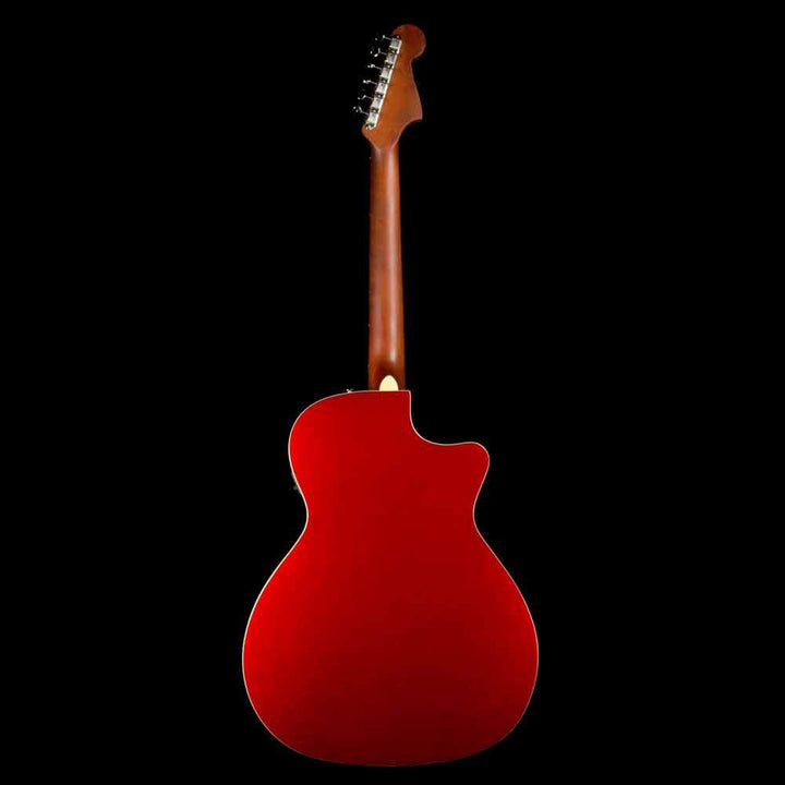 Fender California Series Newporter Player Left-Handed Acoustic-Electric Candy Apple Red