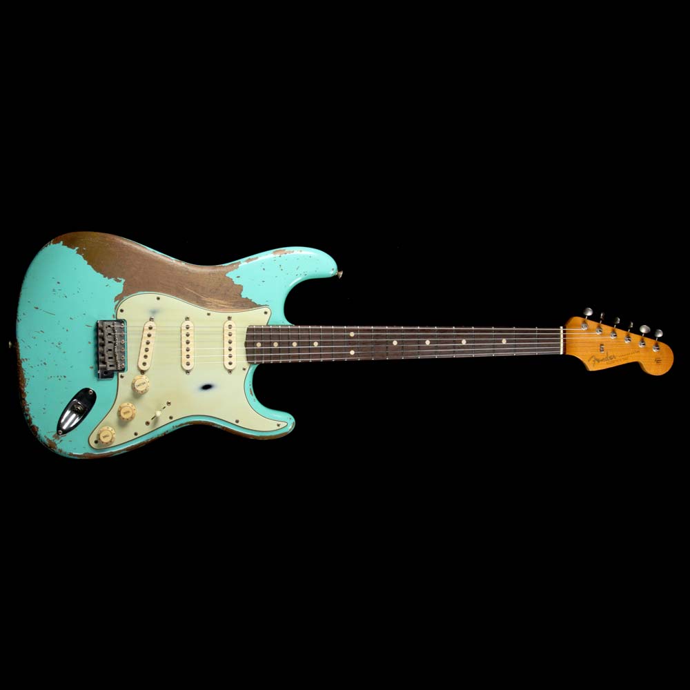 Fender Custom Shop '62 Stratocaster Roasted Masterbuilt Seafoam Green Ultimate Relic 2016 — 2