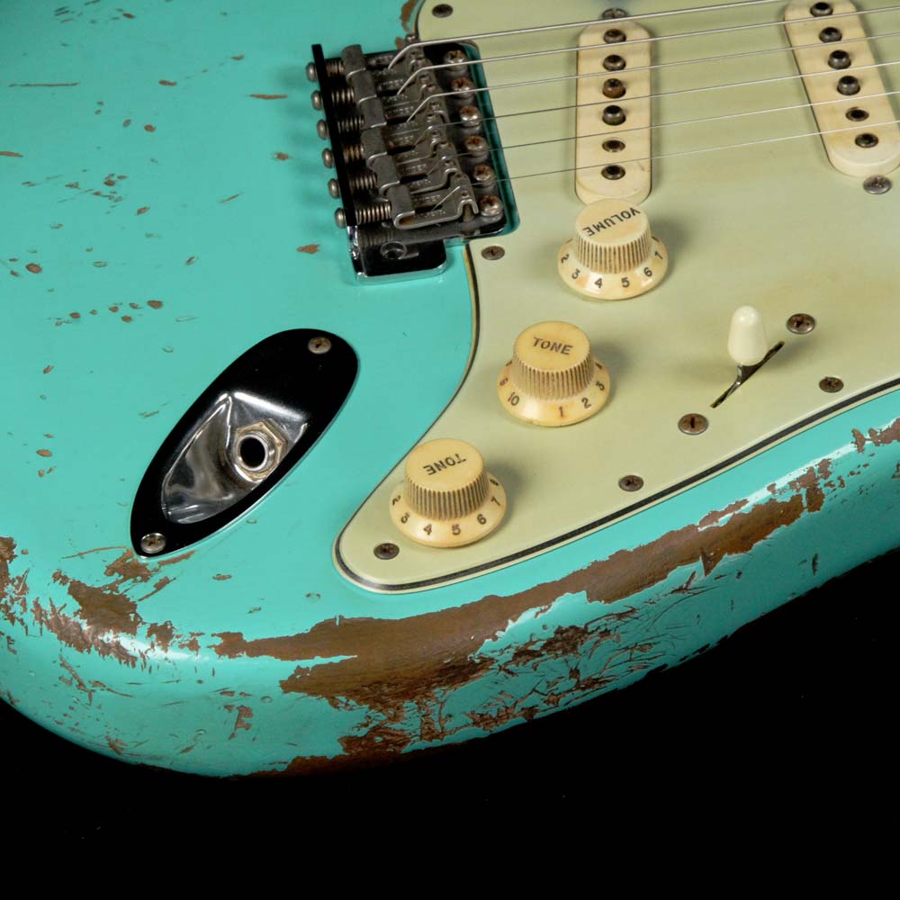 Fender Custom Shop '62 Stratocaster Roasted Masterbuilt Seafoam Green Ultimate Relic 2016 — 4