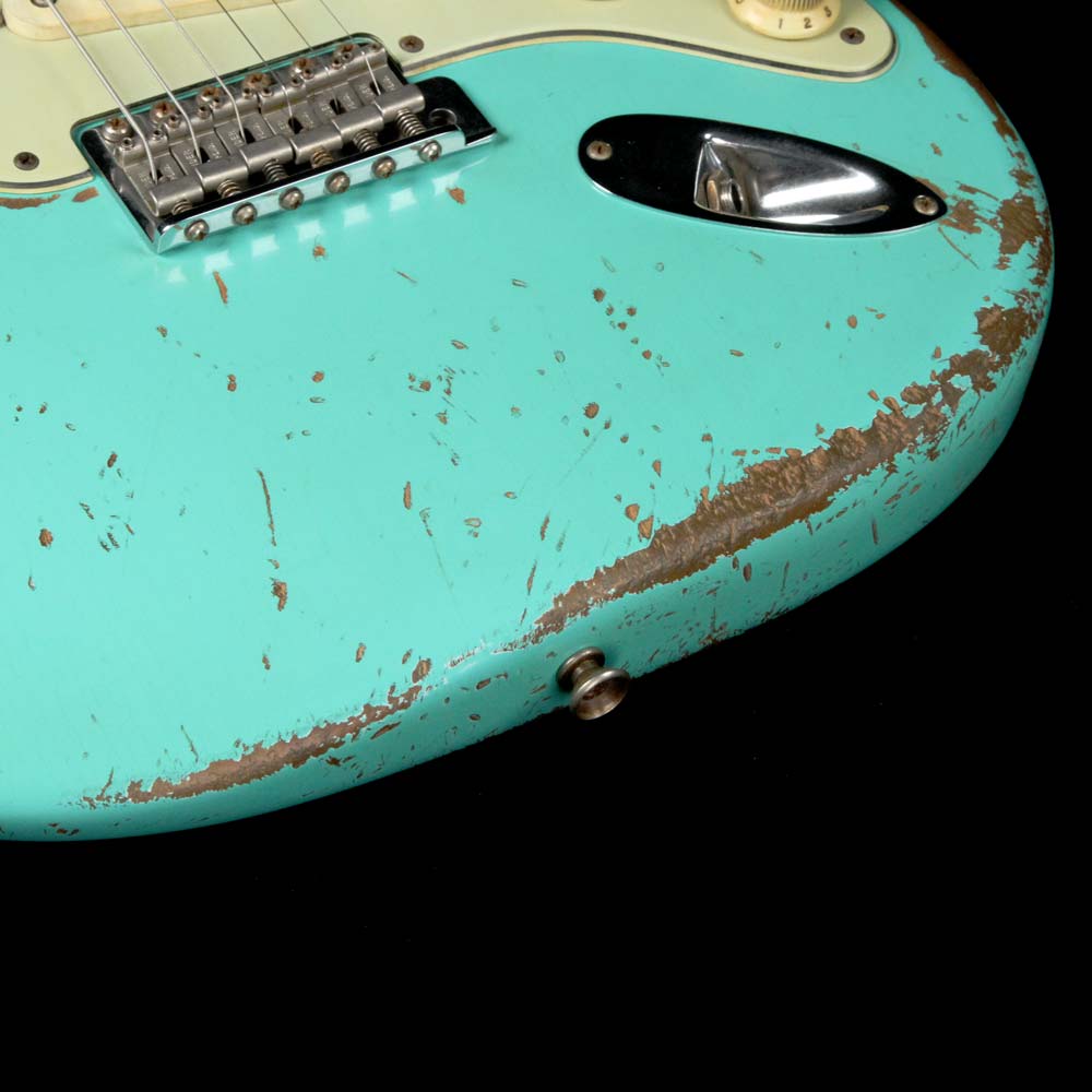 Fender Custom Shop '62 Stratocaster Roasted Masterbuilt Seafoam Green Ultimate Relic 2016 — 5