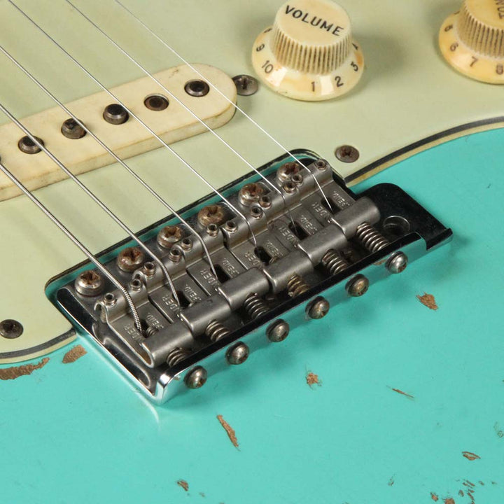 Fender Custom Shop '62 Stratocaster Roasted Masterbuilt Seafoam Green Ultimate Relic 2016