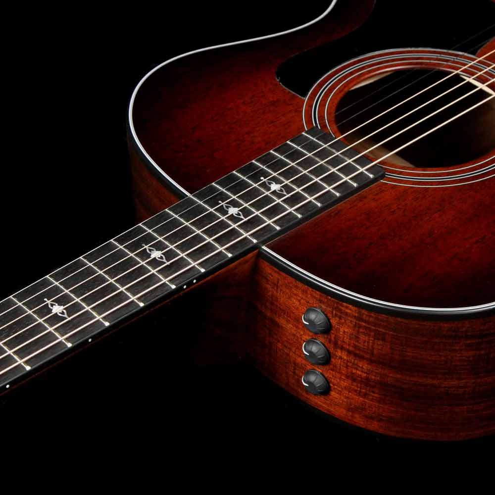 Taylor 324e V-Class Grand Auditorium Acoustic Shaded Edgeburst — 6