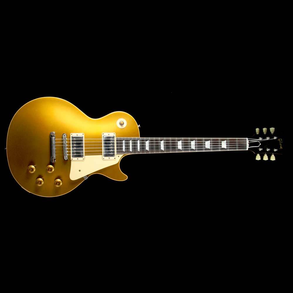 Gibson Custom Shop 1957 Les Paul Reissue Double Gold Top Brazilian Rosewood Fingerboard — 2