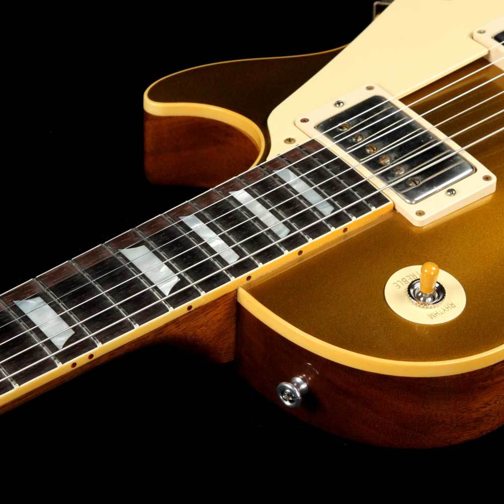 Gibson Custom Shop 1957 Les Paul Reissue Double Gold Top Brazilian Rosewood Fingerboard — 7