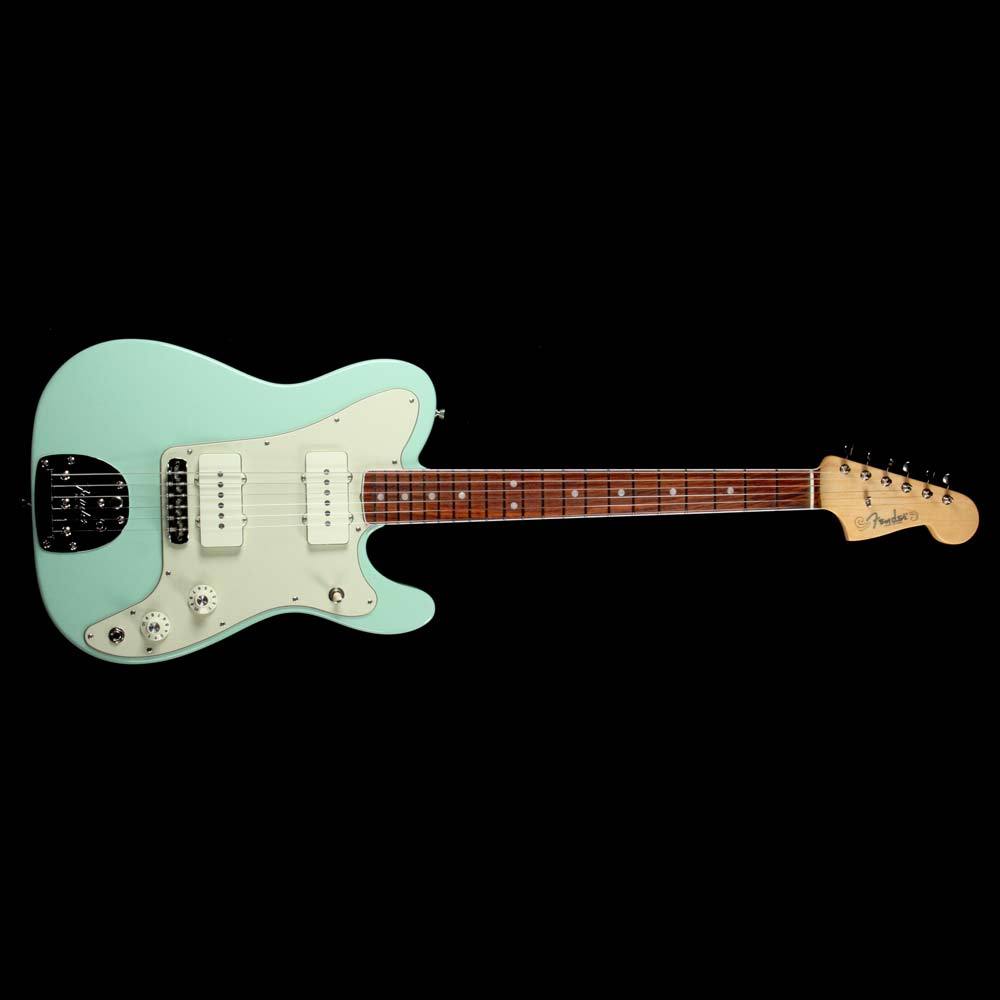 Fender Parallel Universe Jazz Tele Surf Green — 2