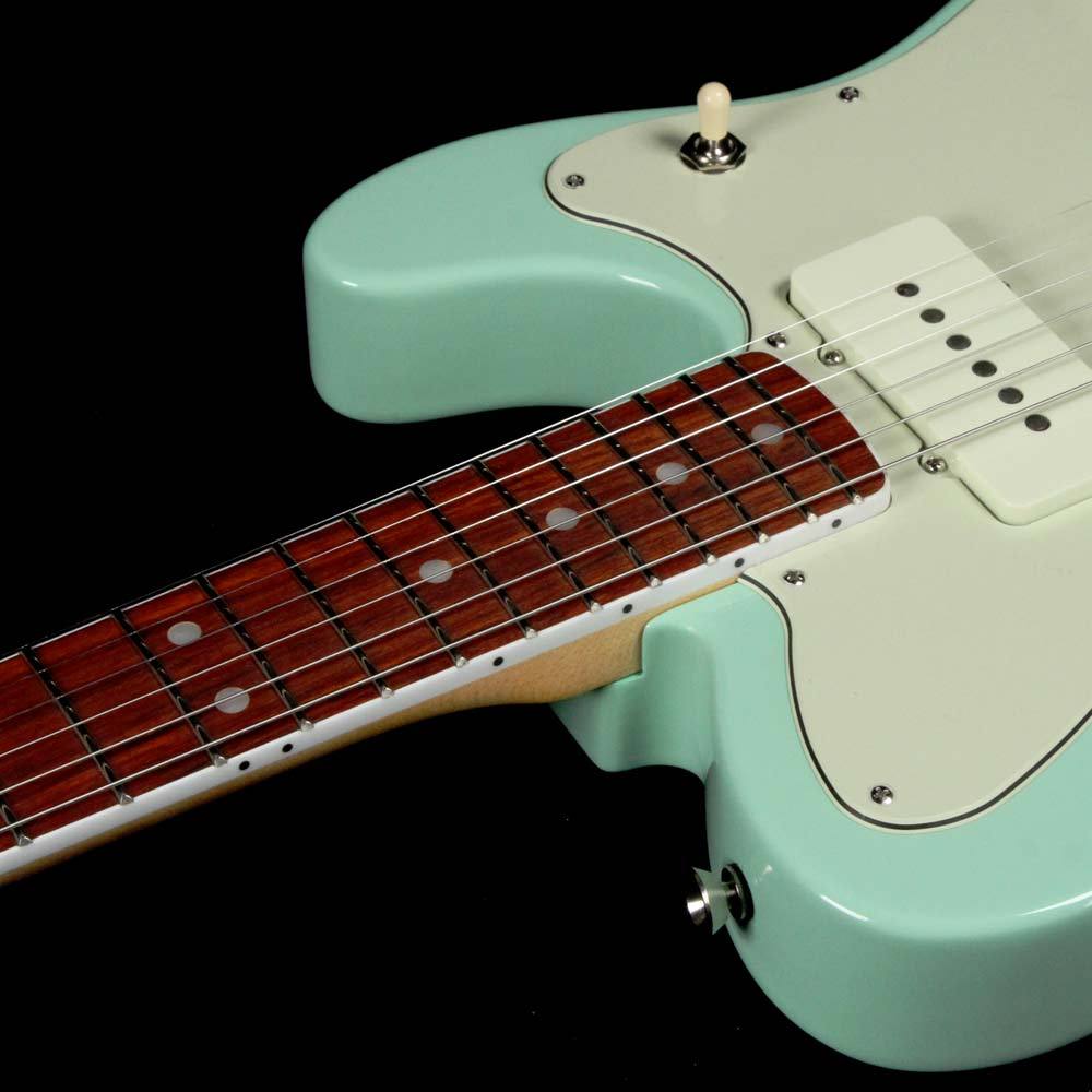 Fender Parallel Universe Jazz Tele Surf Green — 6