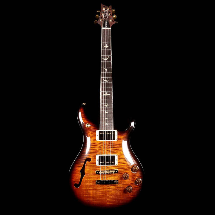 PRS McCarty 594 Semi-Hollow Limited Black Gold Wrap Burst 10 Top