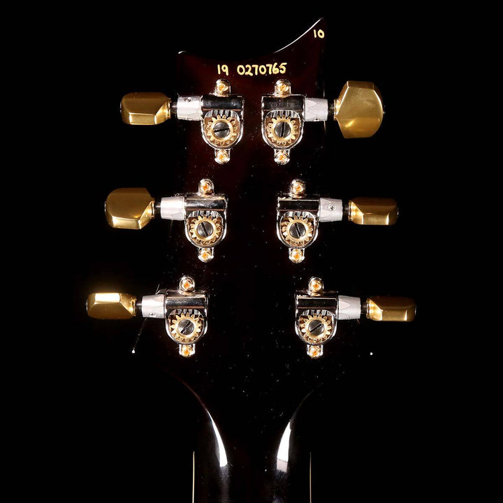 PRS McCarty 594 Semi-Hollow Limited Black Gold Wrap Burst 10 Top