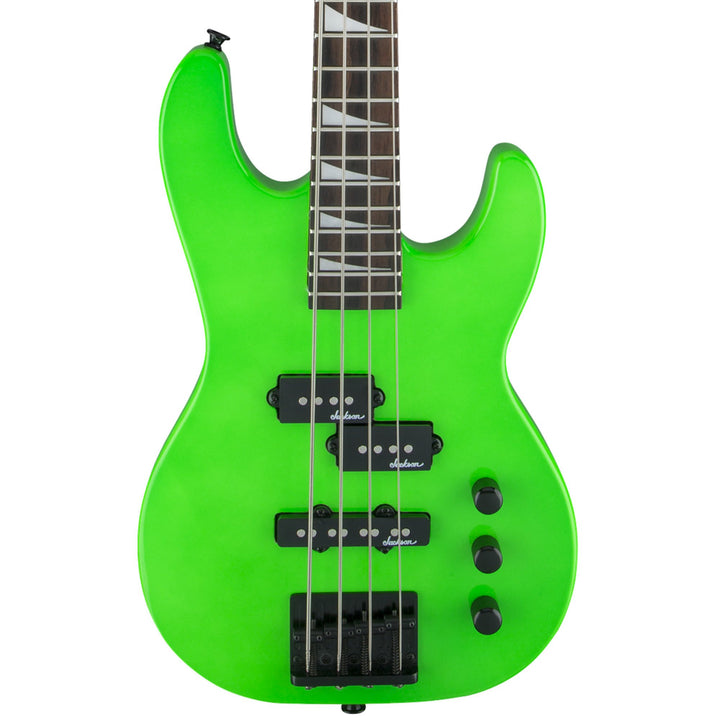 Jackson JS Series Concert Bass Minion JSX1 Neon Green