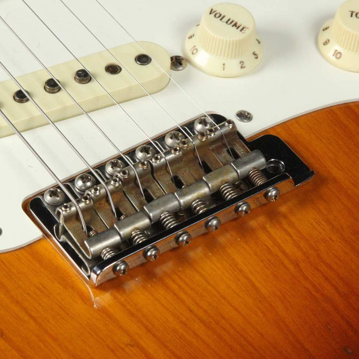 Fender Custom Shop '57 Stratocaster Rosewood Neck Journeyman Relic Chocolate 2-Tone Sunburst 2017