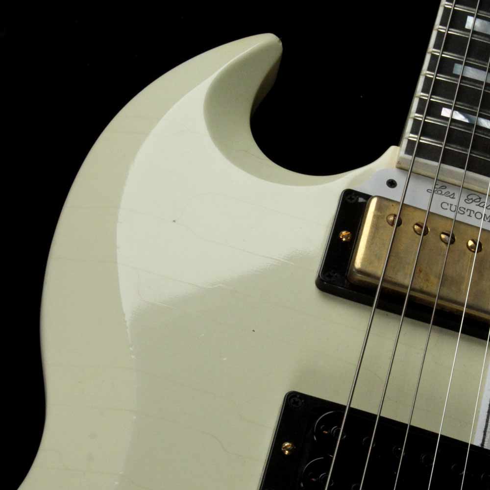 Gibson Custom Shop SG Custom Aged White — 9
