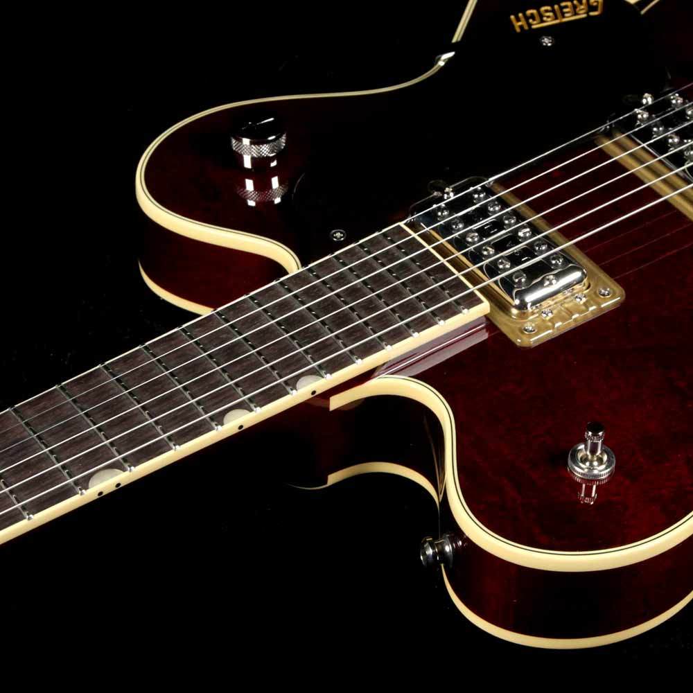 Gretsch G6609-DCH Players Edition Broadkaster with Stoptail Dark Cherry Stain — 5