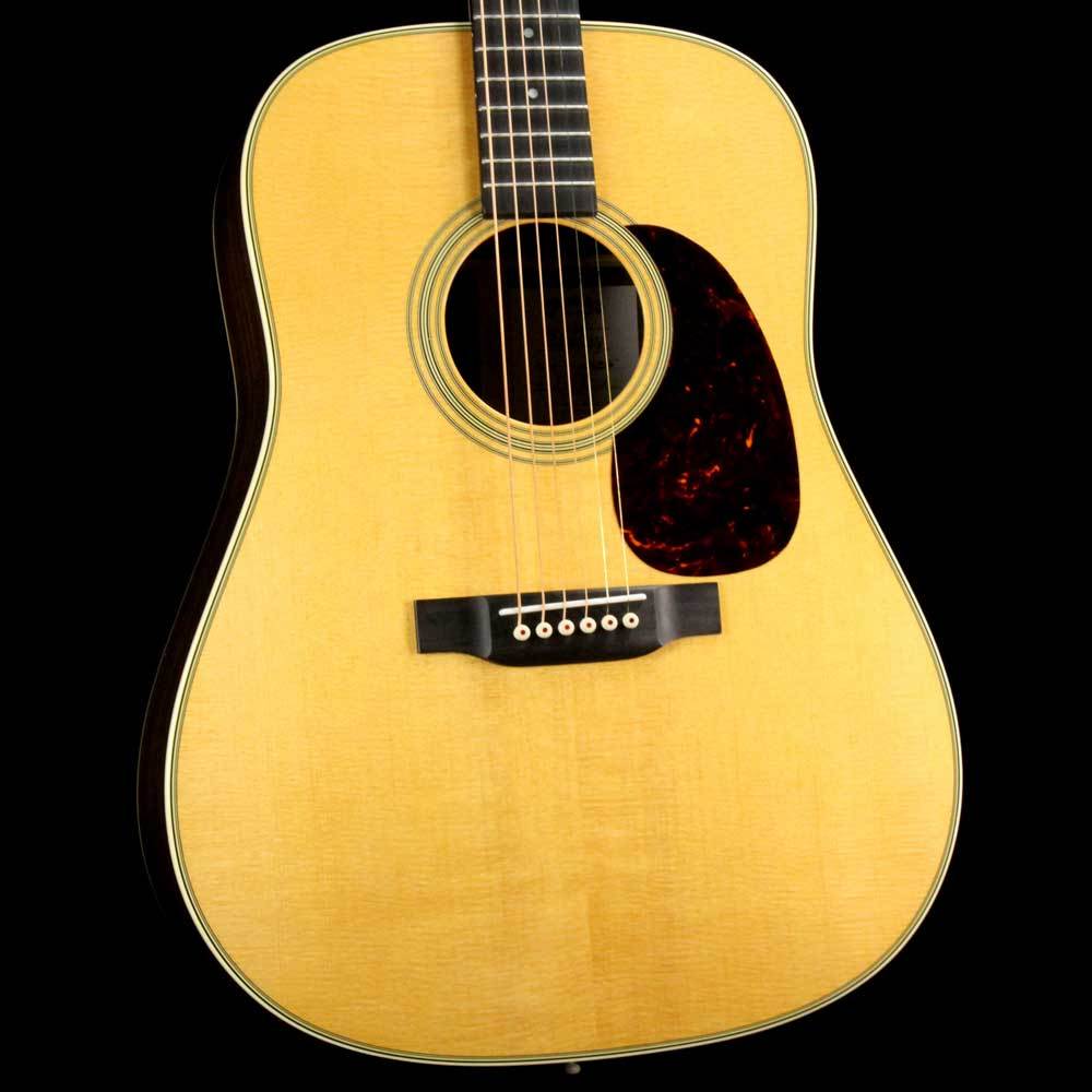 Martin D-28 Bigsby Dreadnought Acoustic Guitar Natural — 1