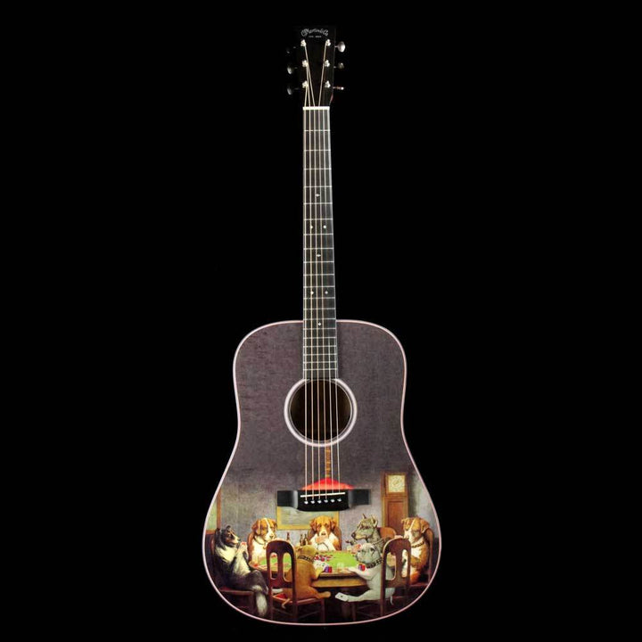 Martin D-16EPD Poker Dogs Dreadnought Acoustic-Electric