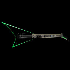 Jackson Kevin Bond Signature Rhoads Black and Green 2008 | The