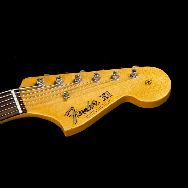 Fender Custom Shop Bass VI Journeyman Relic Aged Olympic White