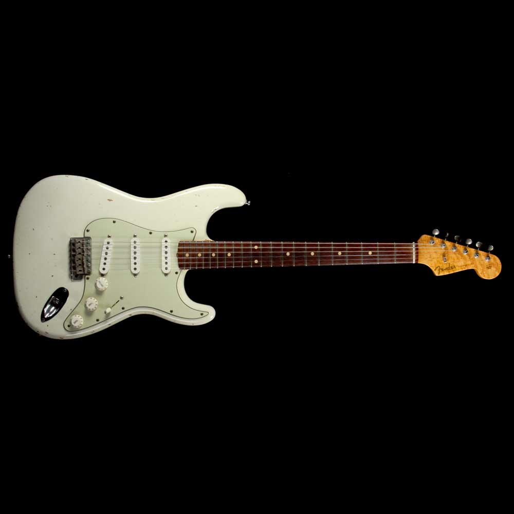 Fender Custom Shop '60 Stratocaster Relic Olympic White 2000 — 2
