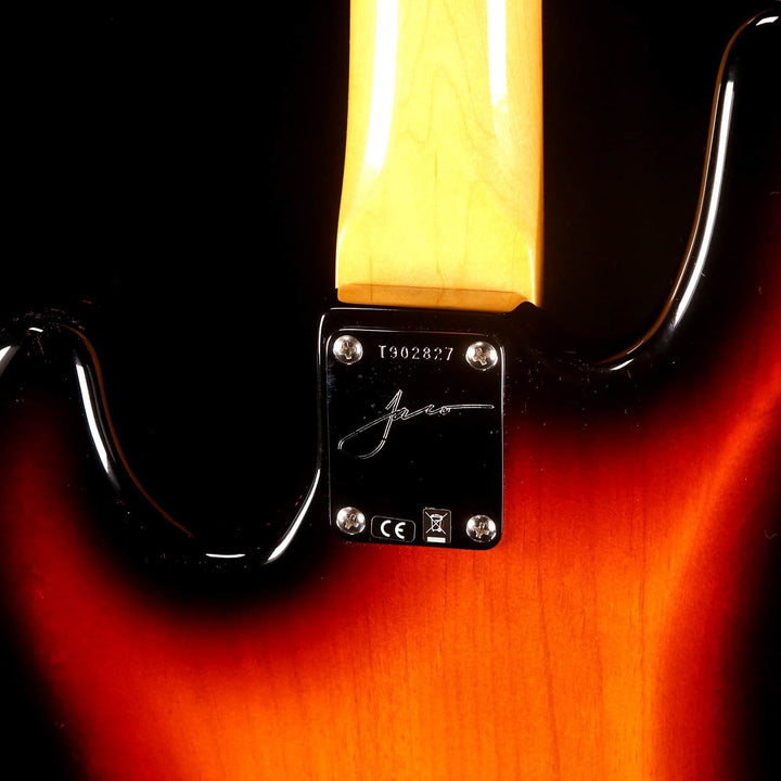 Fender Artist Series Jaco Pastorious Fretless Jazz Bass 3-Tone Sunburst