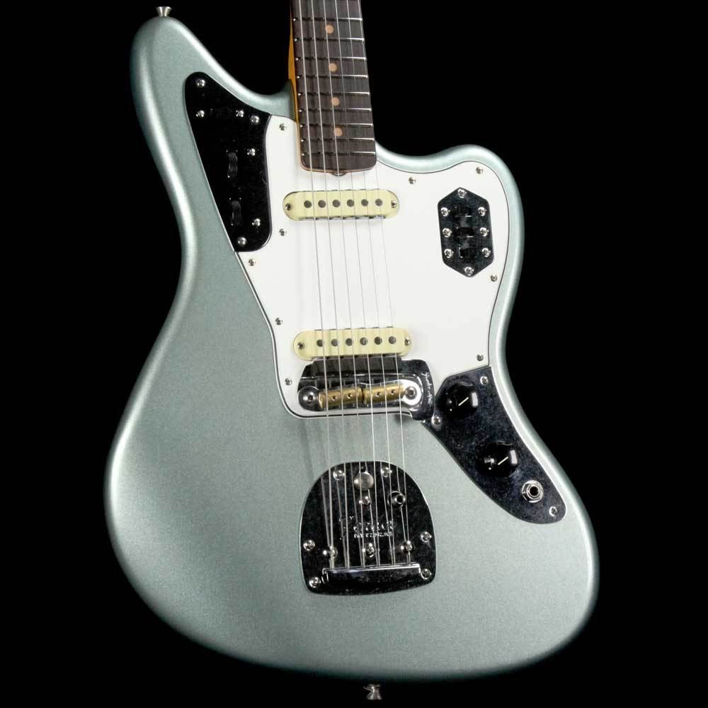 Fender Custom Shop 1964 Jaguar Reissue Aged Firemist Silver Lush Closet Classic — 1