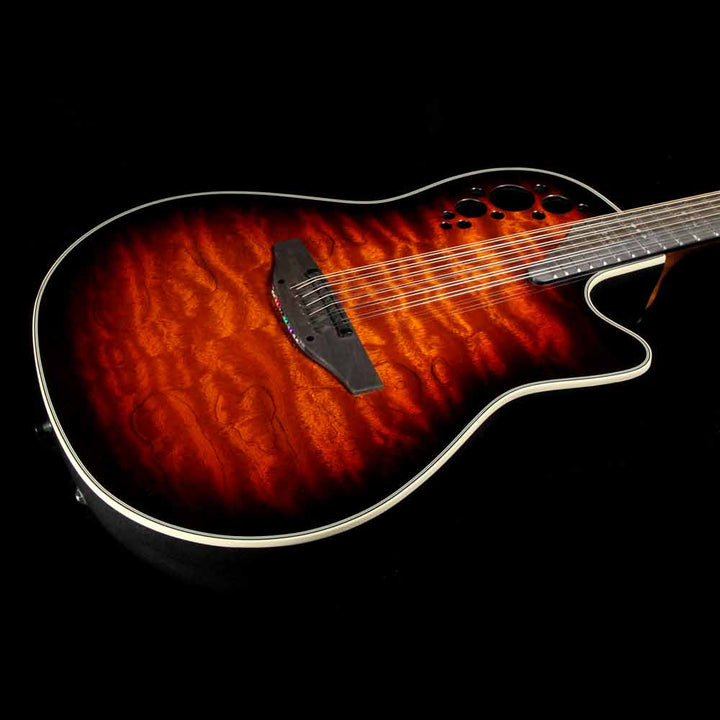 Ovation Collector's Series Elite Plus C2058AXP 12-String Acoustic Sapele Tobacco Burst