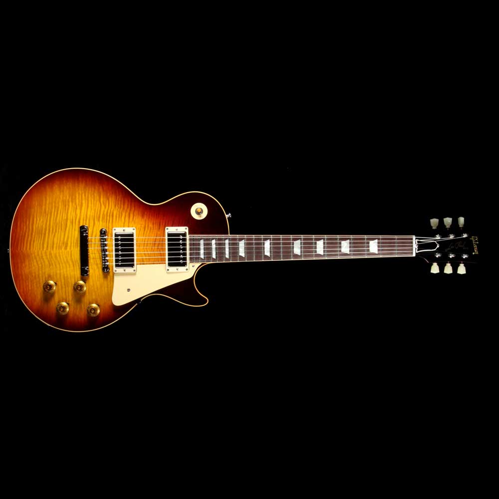 Gibson Custom Shop Standard Historic '59 Les Paul Reissue Dark Bourbon Fade Gloss — 2