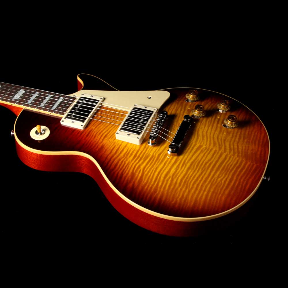 Gibson Custom Shop Standard Historic '59 Les Paul Reissue Dark Bourbon Fade Gloss — 5