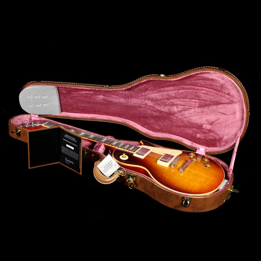 Gibson Custom Shop Standard Historic '59 Les Paul Reissue Dark Bourbon Fade Gloss — 10