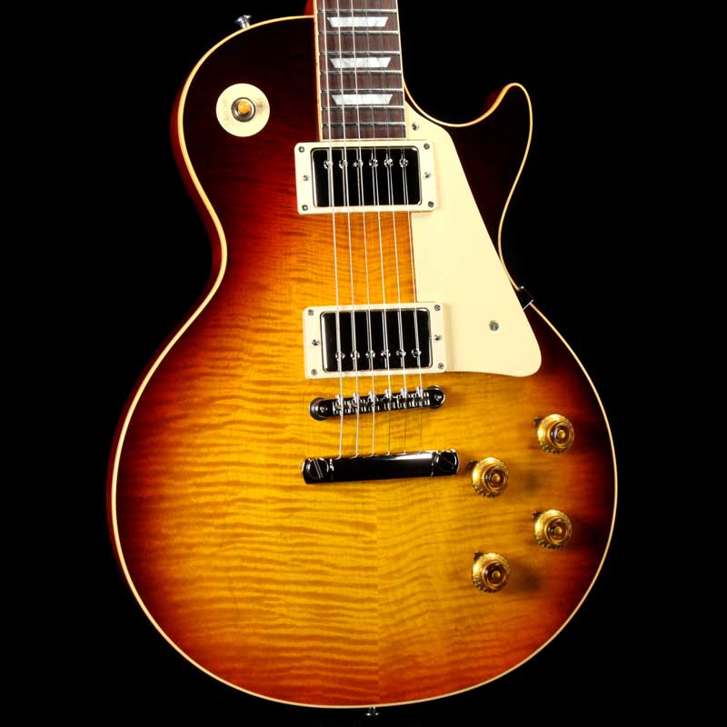Gibson Custom Shop Standard Historic '59 Les Paul Reissue Dark Bourbon Fade Gloss — 1