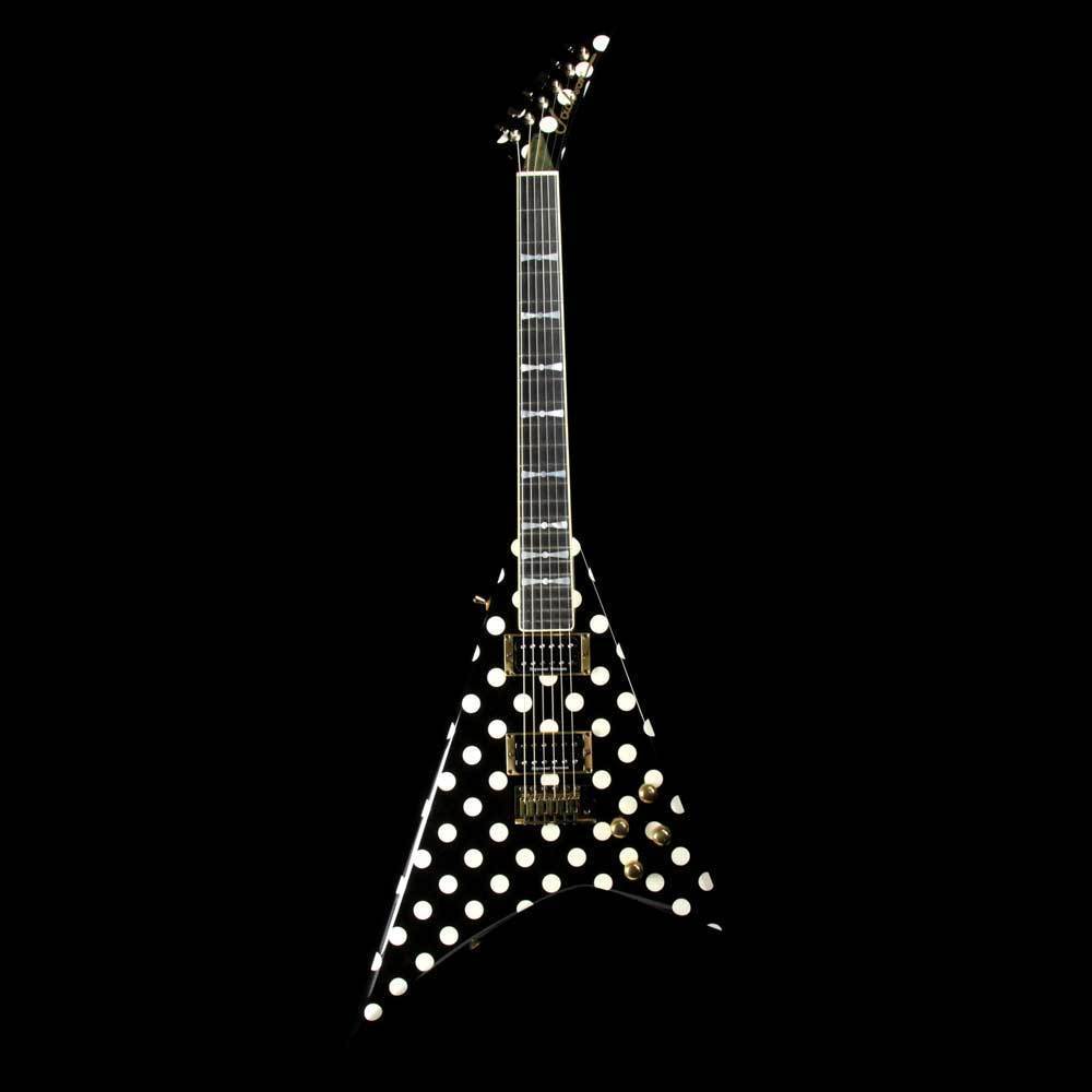 Jackson Custom Shop Rhoads 1.5 Music Zoo Exclusive White Polka Dots 2013 — 2