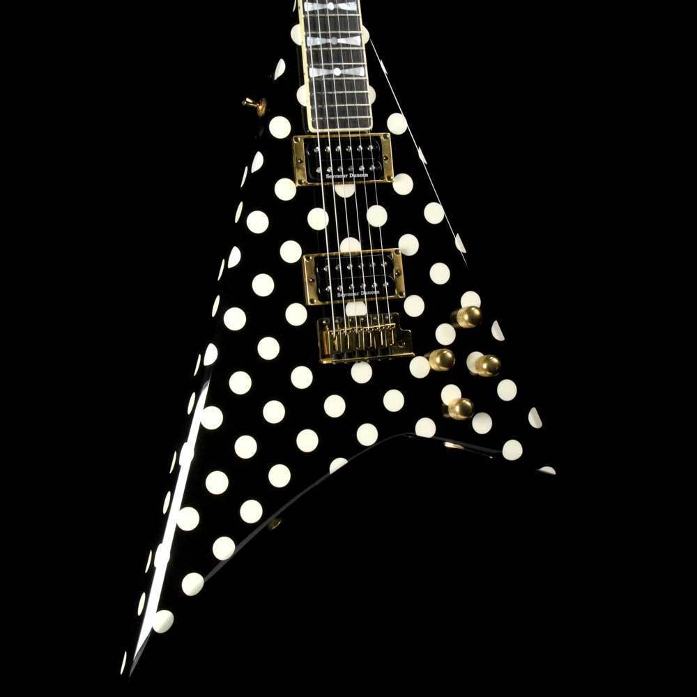 Jackson Custom Shop Rhoads 1.5 Music Zoo Exclusive White Polka Dots 2013 — 1