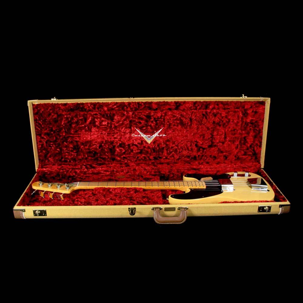 Fender Custom Shop Vintage Custom 1951 Precision Bass Nocaster Blonde — 8
