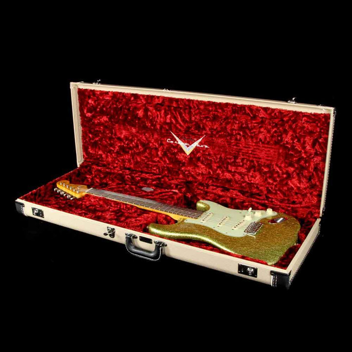 Fender Custom Shop 1963 Stratocaster Chartreuse Sparkle Journeyman Relic 2017