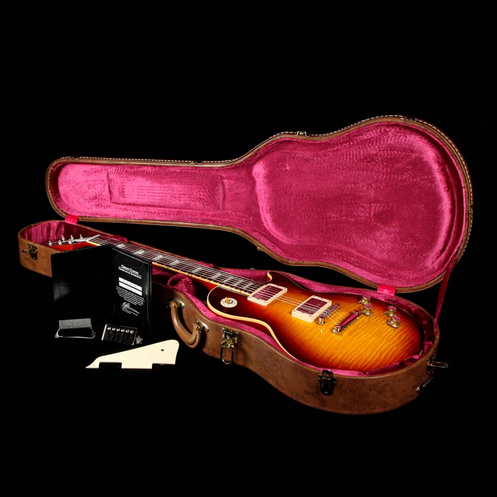 Gibson Custom Shop '60 Les Paul Electric Guitar Bourbon Burst — 9