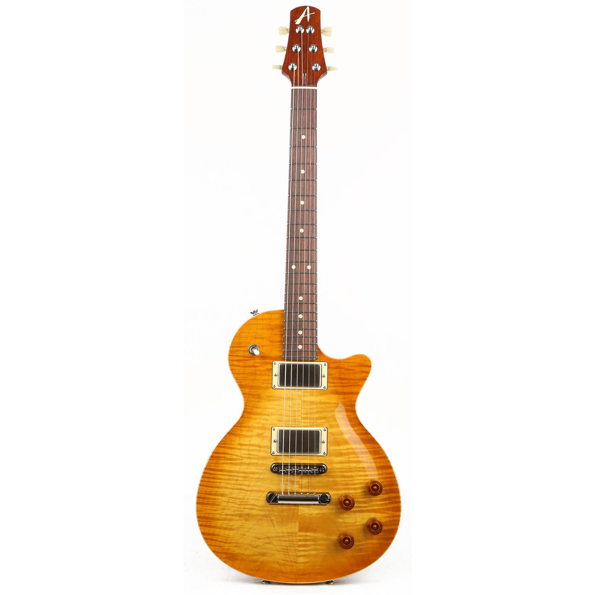 Tom Anderson Guitarworks Bobcat Lemon Drop with Binding — 2
