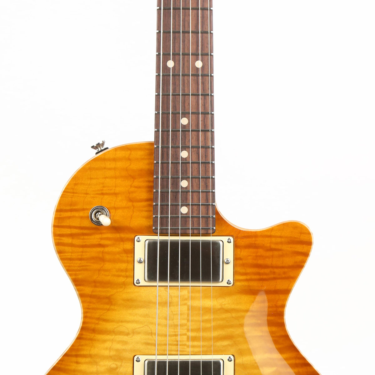 Tom Anderson Guitarworks Bobcat Lemon Drop with Binding — 8