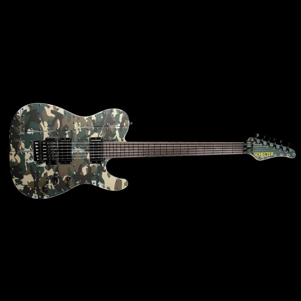 Schecter USA Masterworks PT Custom FR Custom Camo — 2