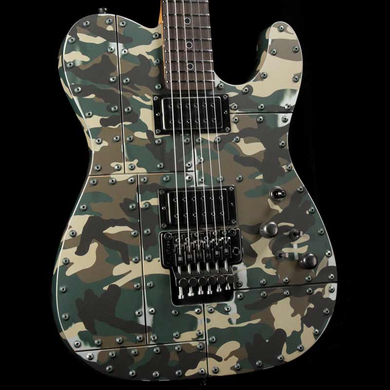 Schecter USA Masterworks PT Custom FR Custom Camo — 1