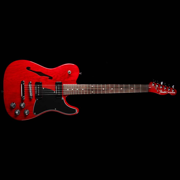 Fender Artist Jim Adkins JA-90 Telecaster Thinline Crimson Transparent Red