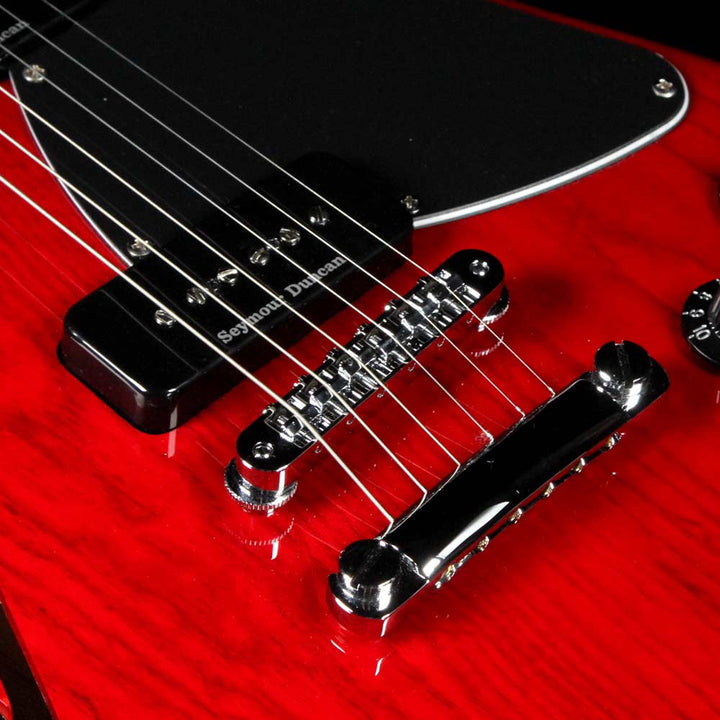 Fender Artist Jim Adkins JA-90 Telecaster Thinline Crimson Transparent Red