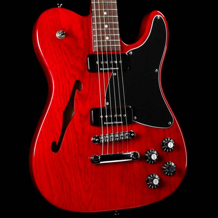 Fender Artist Jim Adkins JA-90 Telecaster Thinline Crimson Transparent Red