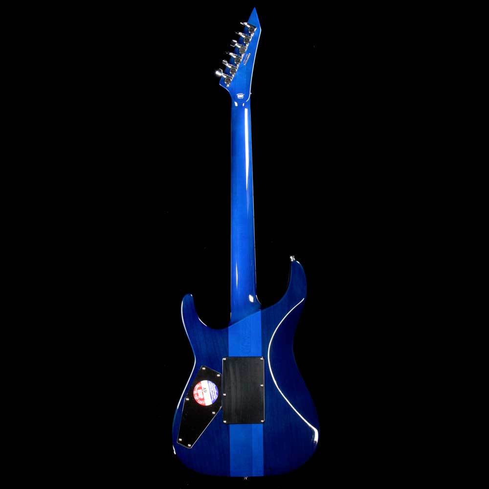 ESP Custom E-II M-II QM Cobalt Blue — 3