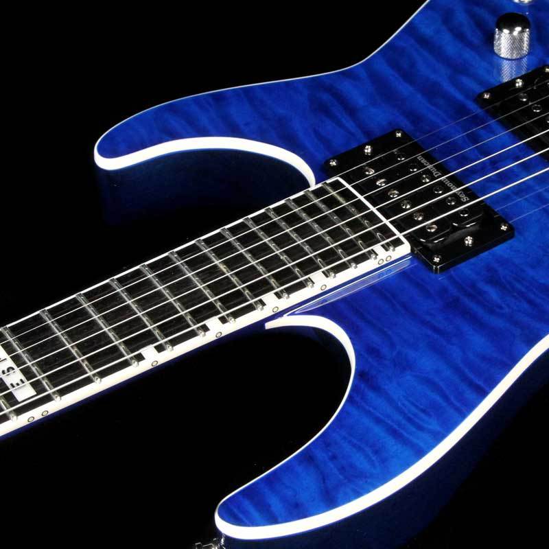 ESP Custom E-II M-II QM Cobalt Blue — 6