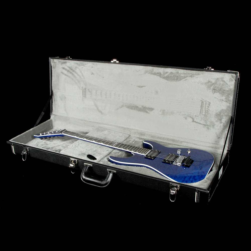 ESP Custom E-II M-II QM Cobalt Blue — 6
