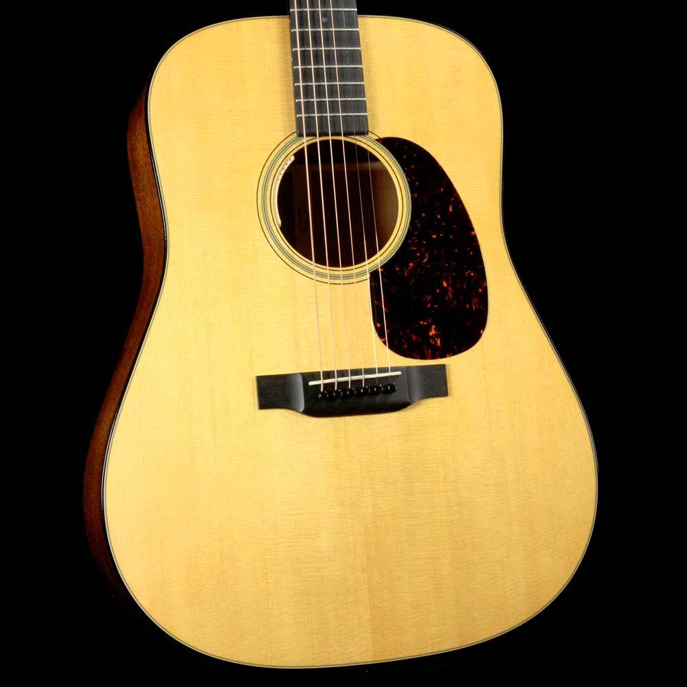 Martin D-18E Dreadnought Acoustic-Electric Natural — 1