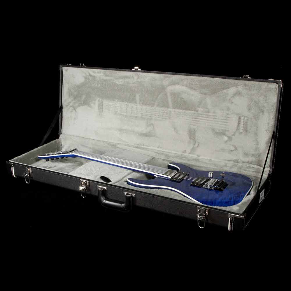 ESP Custom E-II M-II QM Cobalt Blue — 7