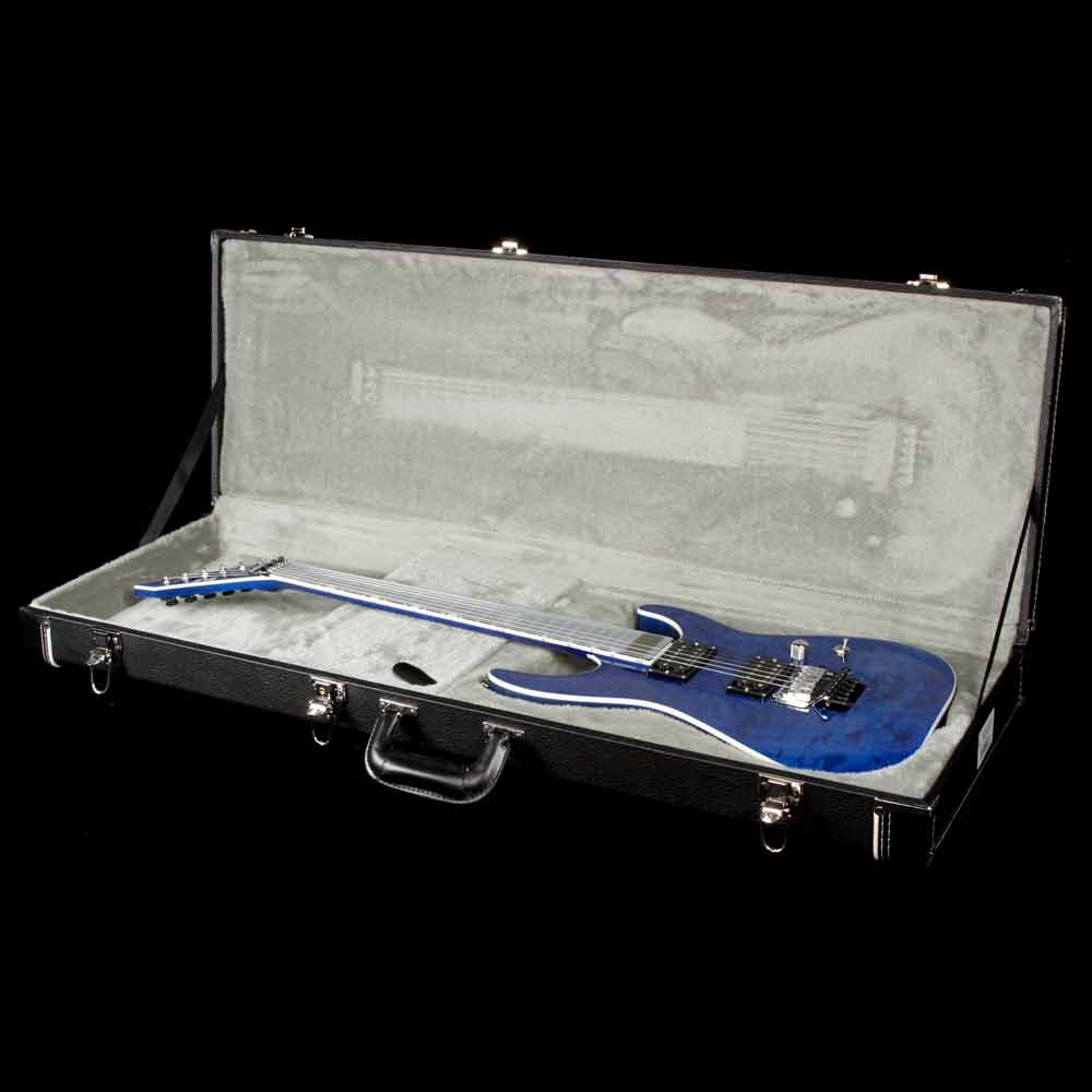 ESP Custom E-II M-II QM Cobalt Blue — 7