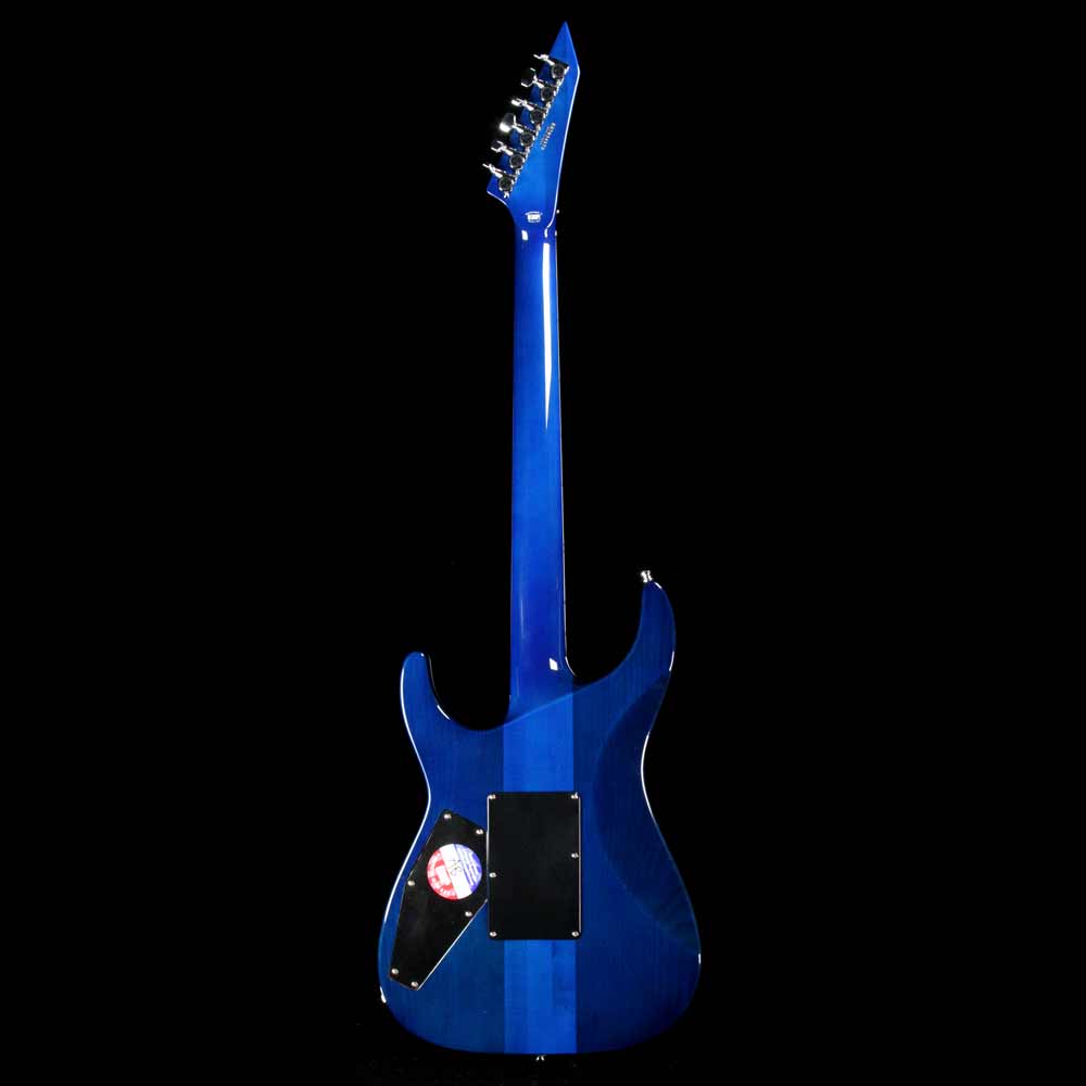 ESP Custom E-II M-II QM Cobalt Blue — 3