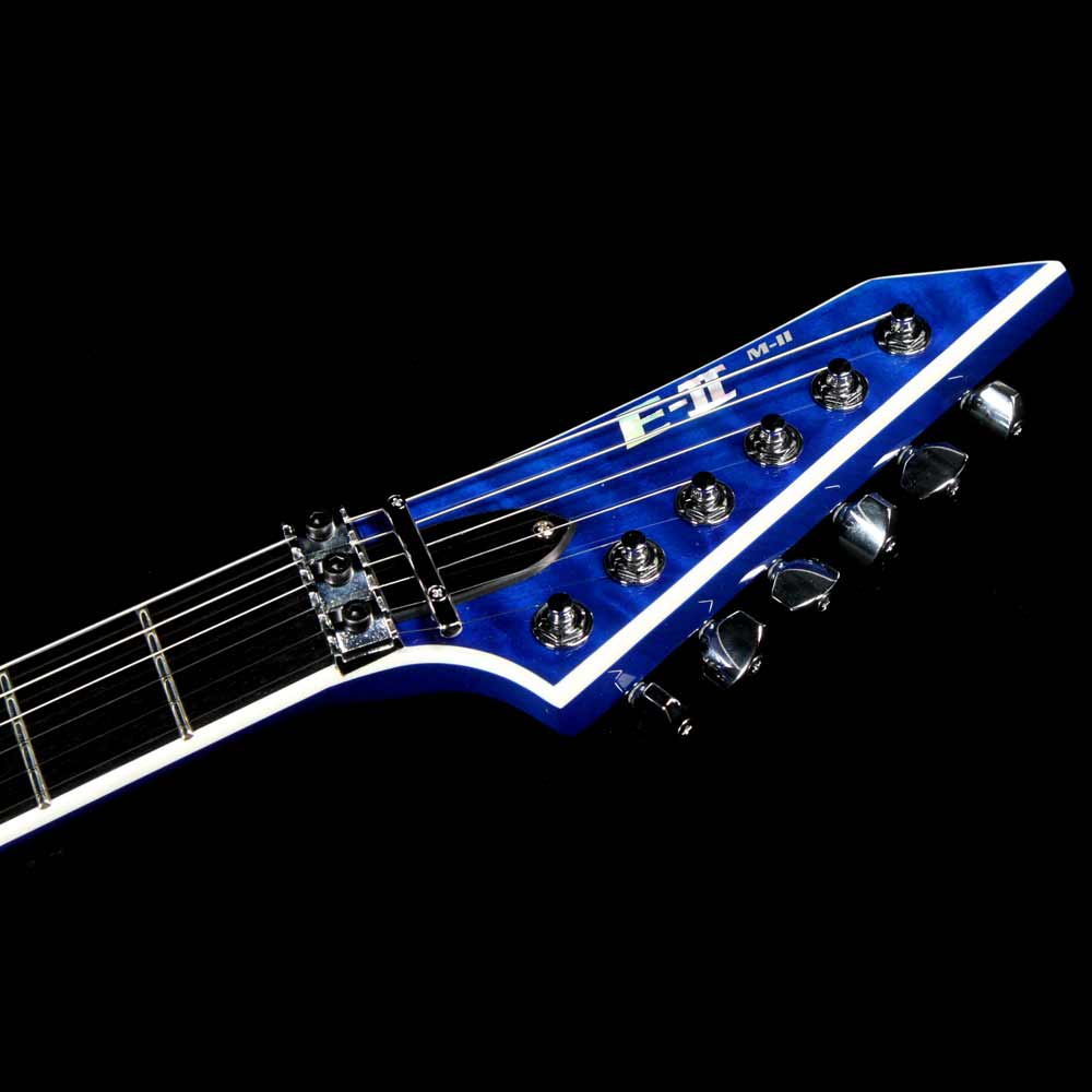 ESP Custom E-II M-II QM Cobalt Blue — 6