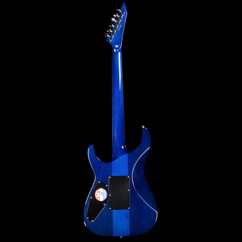 ESP Custom E-II M-II QM Cobalt Blue — 3