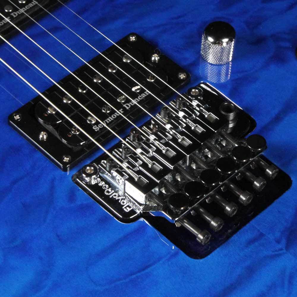 ESP Custom E-II M-II QM Cobalt Blue — 7